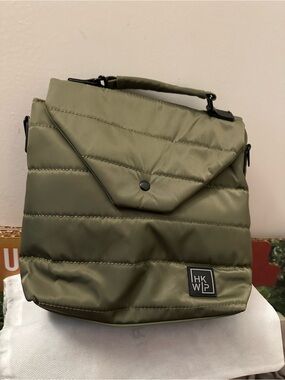 NWOT QVC Shawn Killinger x IHKWIP Couture Crossbody bag with 2 straps in Olive